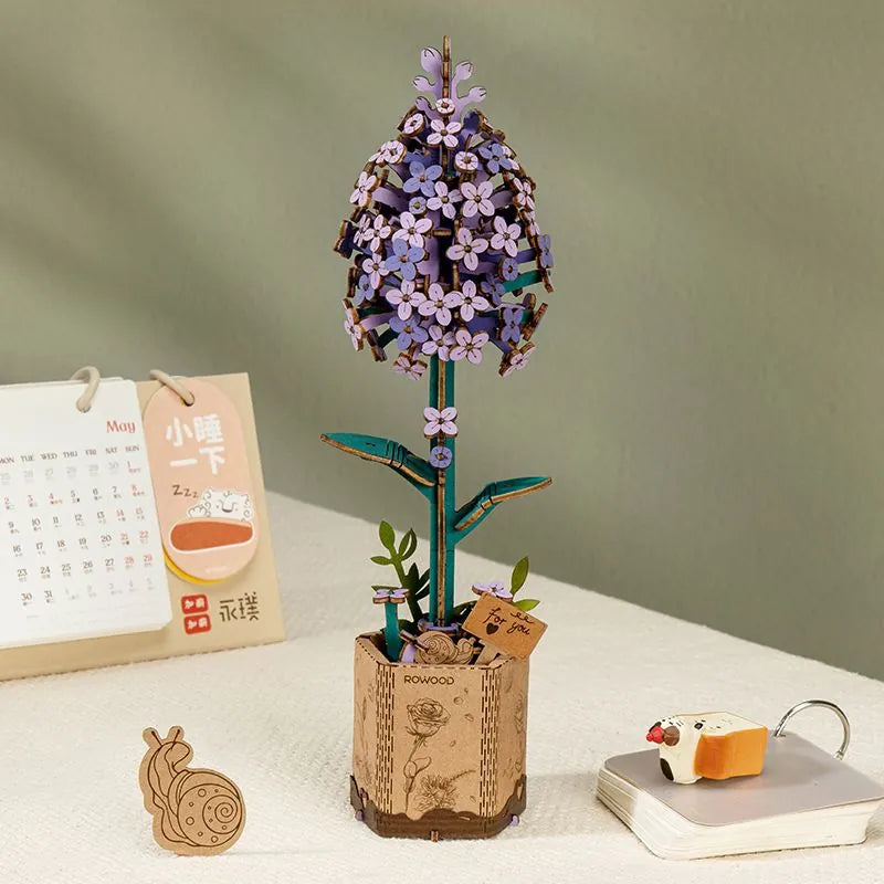 DIY Bloem Lila Sering - Robotime
