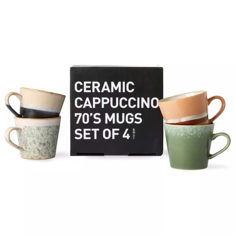 Mokken Cappuccino Verve - HKliving (Set van 4)
