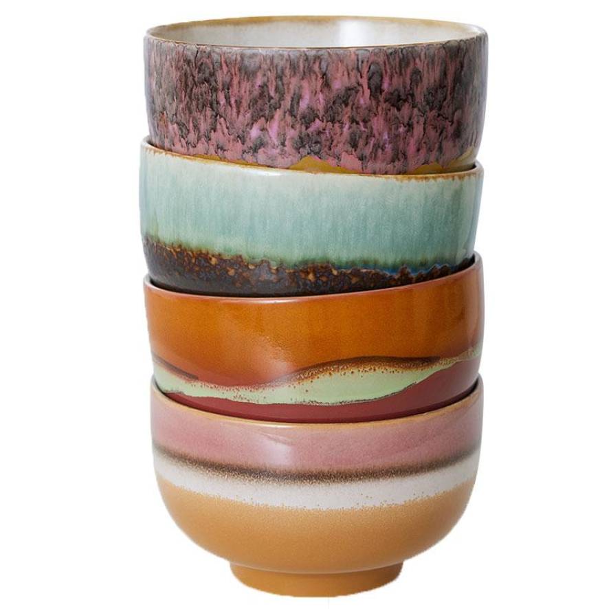 Noodlebowls Geyser – HKliving (set van 4)