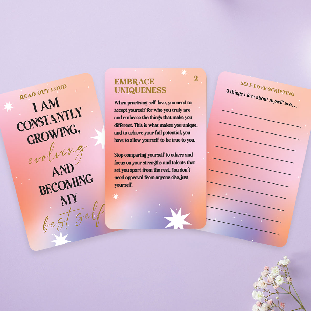 Self-Love Practice Cards - Gift Republic