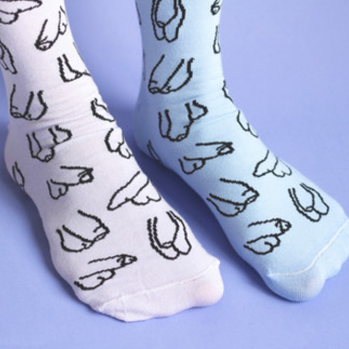 Socks Mismatched Willy - Eat Mielies