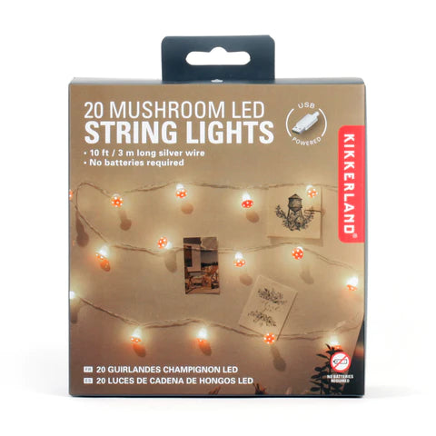 LED Lights Mushroom - Kikkerland