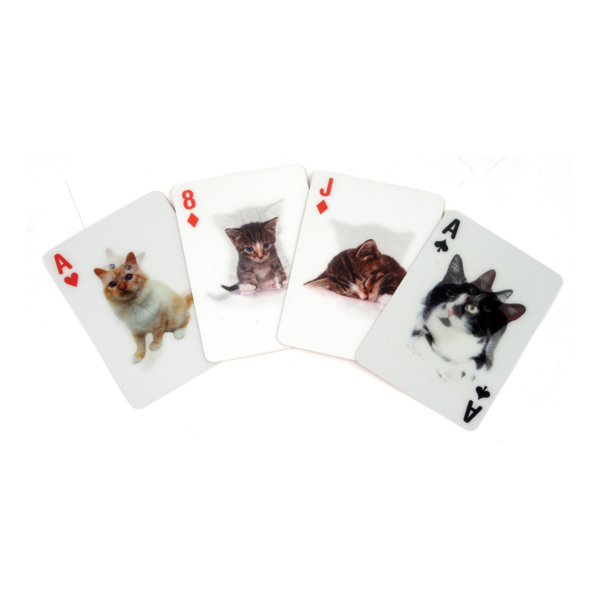 Speelkaarten Kat 3D - Kikkerland