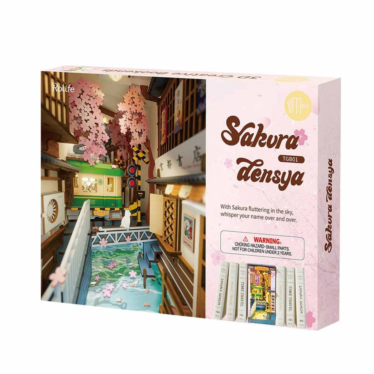 DIY Book Nook Sakura Densya – Robotime 