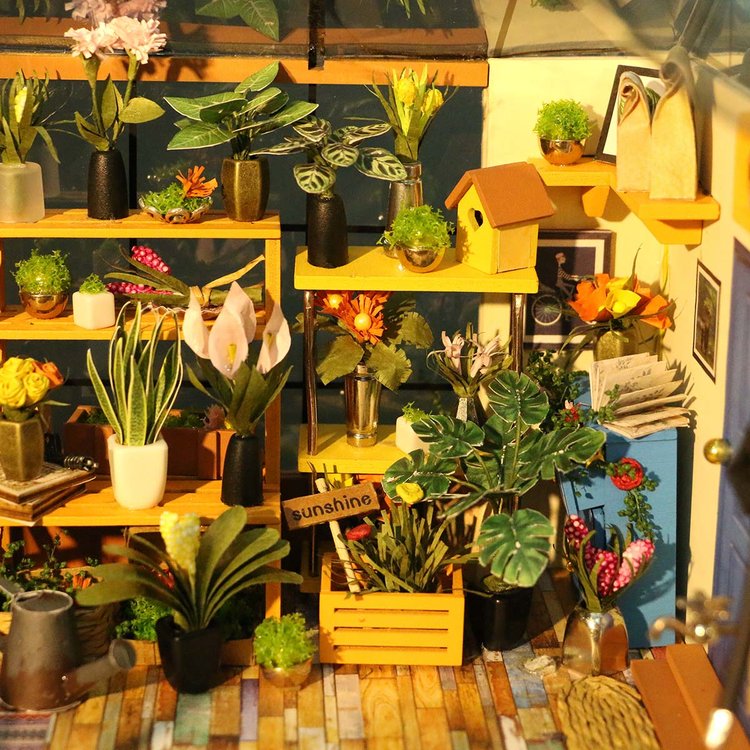 DIY Miniaturhaus Cathys Blumenhaus – Robotime 